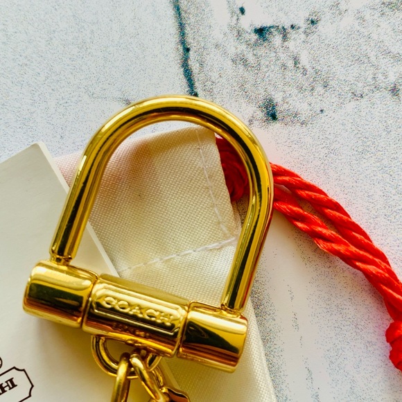 Coach Tassel Key Fob/ Keychain - Picture 2 of 5